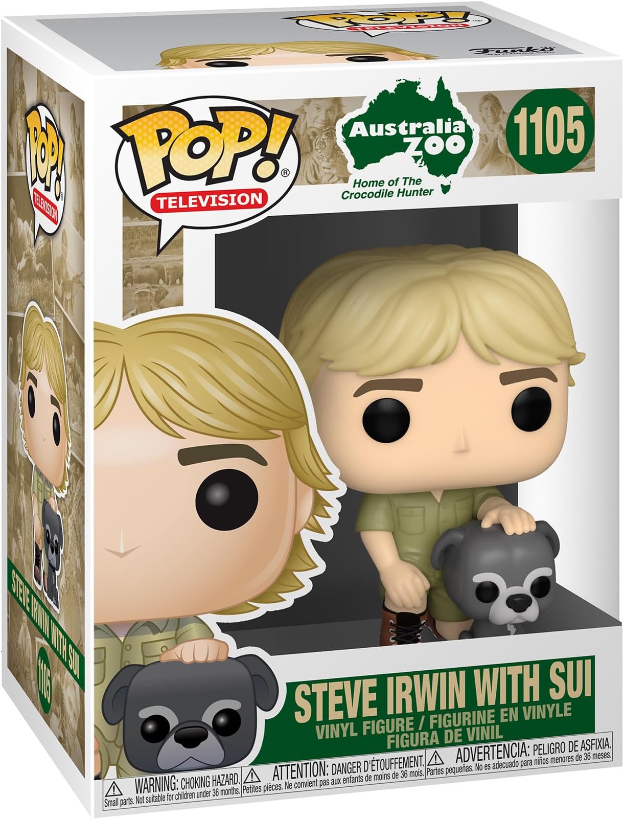 Funko 54696 POP TV: Crocodile Hunter- Steve Irwin w/Sui
