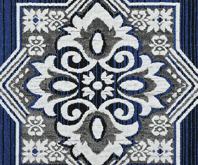 Image of Premium Cotton Carpet 4X6 feet Mult Colour for Living Room, Hall & Kitche | Carpet mat /Area Rug /Carpet & Rug /Carpet for Floor /Kalin & Dhuurie | Square (Blue)