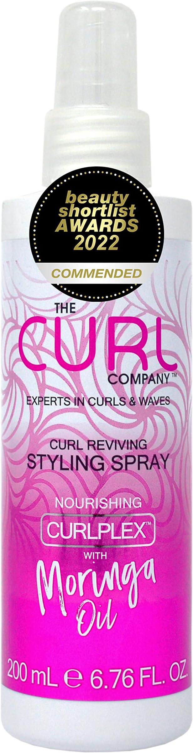 Curl Reviving Styling Spray (200ml) – Professionally Formulated with Nourishing Curplex with Moringa Oil. Experts in Curls & Waves