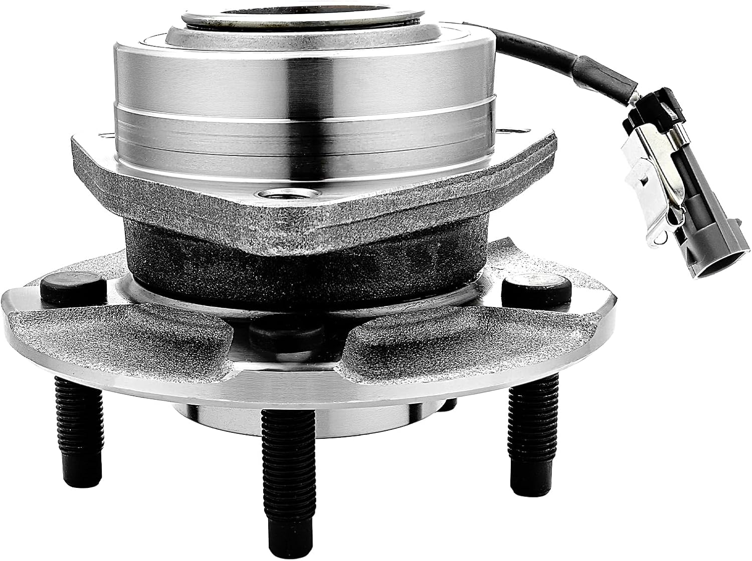 513189 (Pair) Front Wheel Bearing and Hub Assembly for 2002-2007 Saturn Vue, for 2005-2006 Chevy Equinox, for 2006 Pontiac Torrent 5 Lugs W/ABS