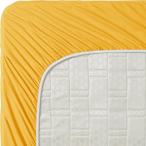 Vista 453 de Clara Clark - Juego de sábanas de la serie 1800 Premier, 4 piezas, juego de cama, sábanas con mucha caída, resiste arrugas, la decoloración