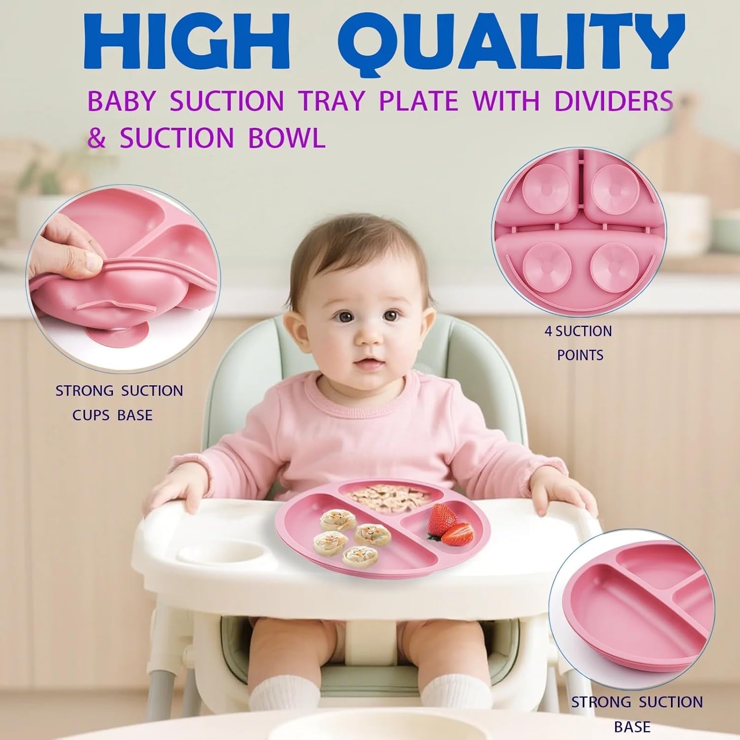 Silicone Baby Feeding Set - Baby Led Weaning -4