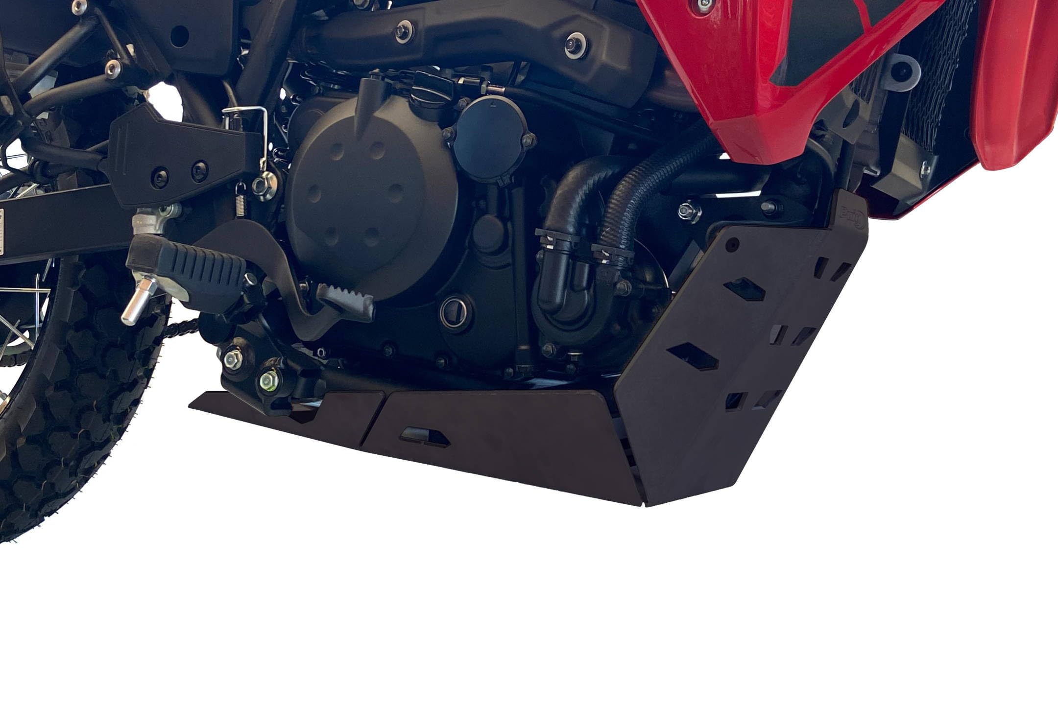 Puig Aluminium Belly Pan | Black | Kawasaki KLR 650 2022>2024