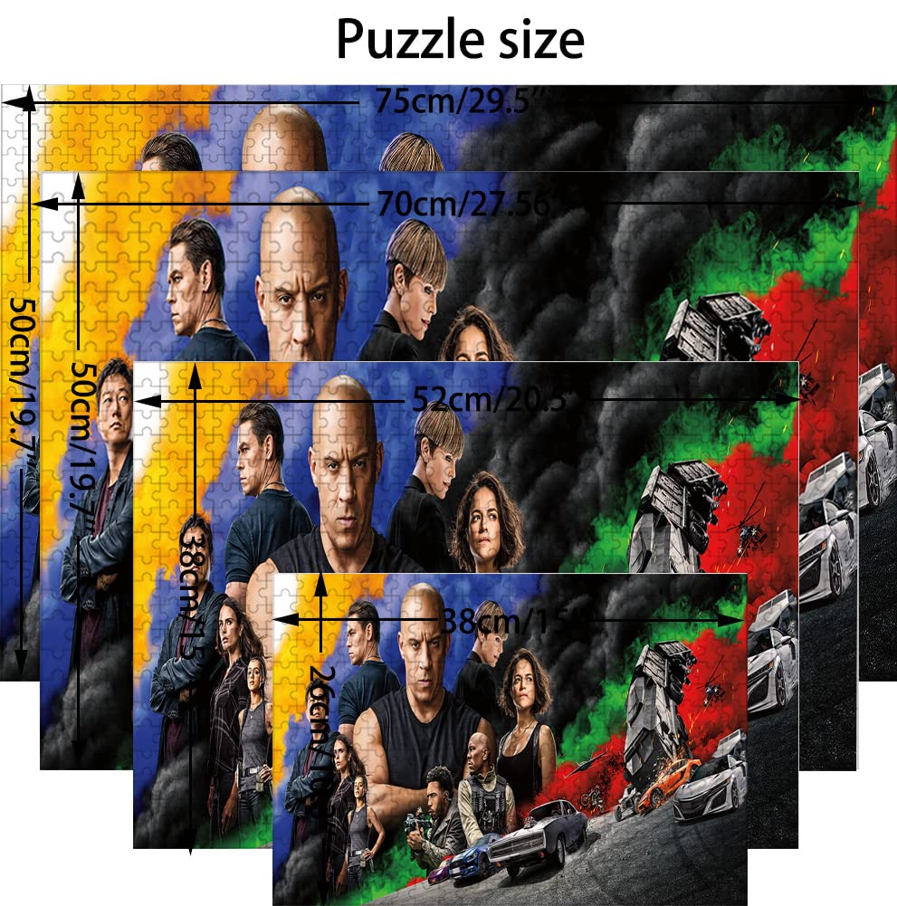 Puzzle Bois Fast And Furious 35 à 1000 Pièces - Neuf Cadeau Garçon