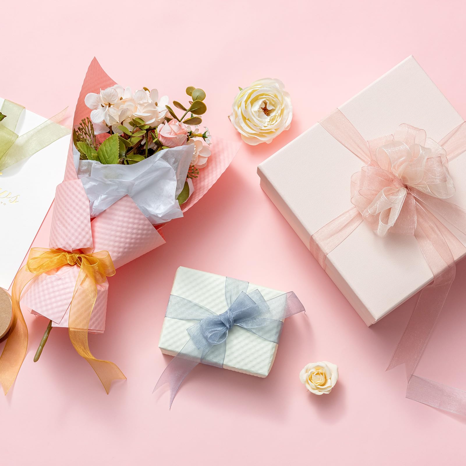 Nastro Organza Verde Menta - 25mm X 9m, Per Regali, Matrimoni E Decorazioni - Foto 10