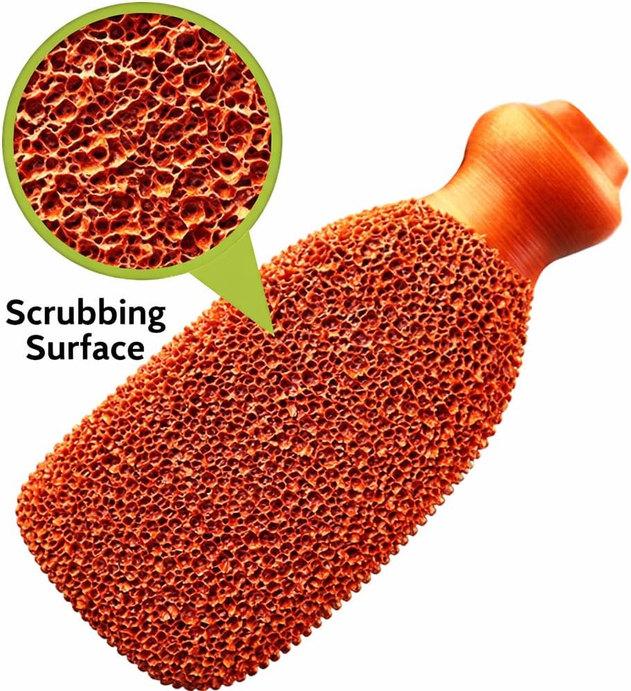 Natural Pumice Stone for Feet – Callus Remover & Foot Scrubber for Hard Skin – Pedicure Tool for Feet & Hands (style3)