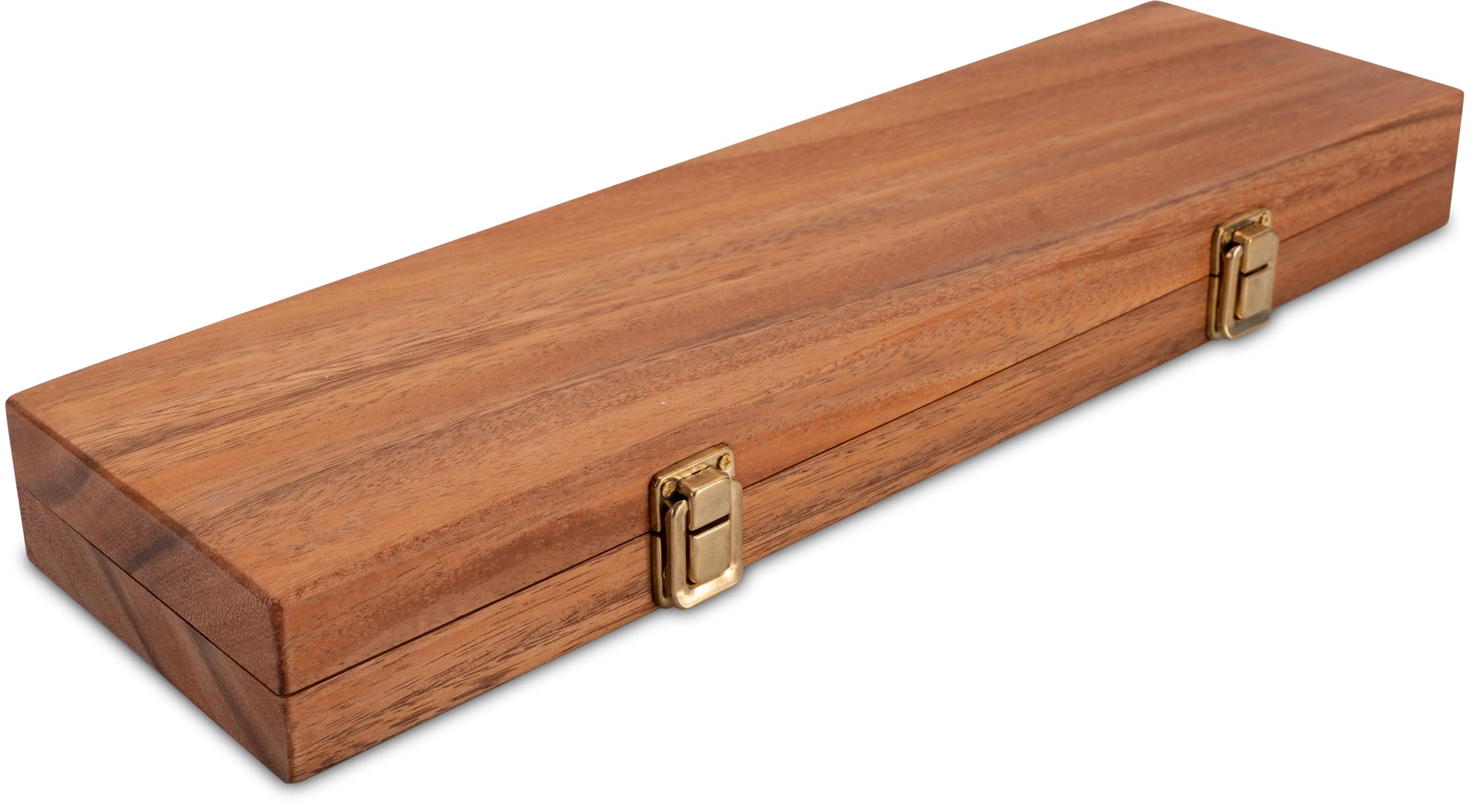 LOGOPLAY Mancala Bao Spiel mit Metallverschlüssen für 2 Spieler inkl. Edelsteinen