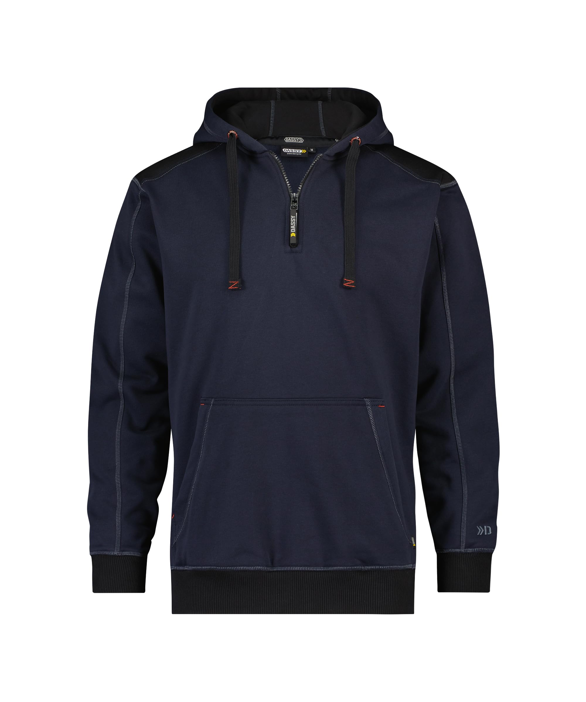 DASSY Bluza z kapturem Indy - rozmiar M - NIEBIESKI/CZARNY