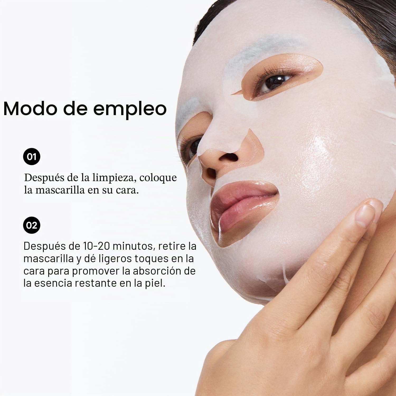 BALANCEFUL - Mascarillas faciales de Cica (10 hojas) – Máscara facial con infusión de centella kola para calmar, equilibrar y nutrir con ácido hialurónico centella asiática y pantenol