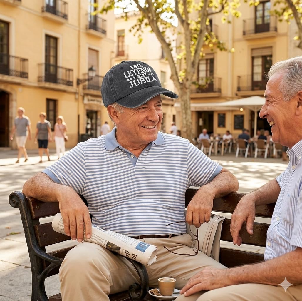 Rebundex Regalo Abuelo Regalo Padre 40/50/60/70 Gorras de Hombre Beisbol Regalo Dia del Padre Regalos para Padres Abuelos Navidad