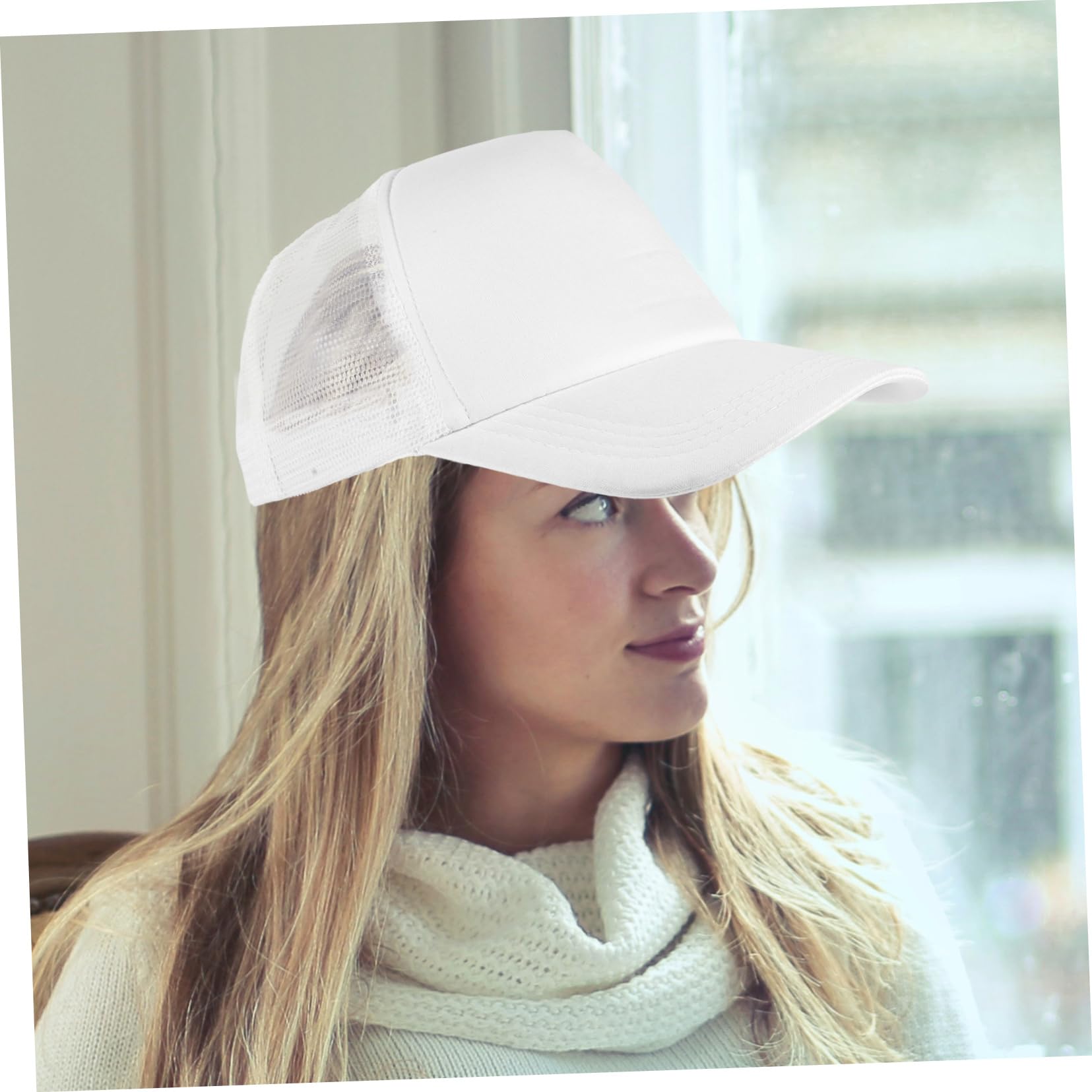 Baseball in Rete Leggeri e Traspiranti per Sublimazione Cappelli Vuoti per DIY Resistenti e per