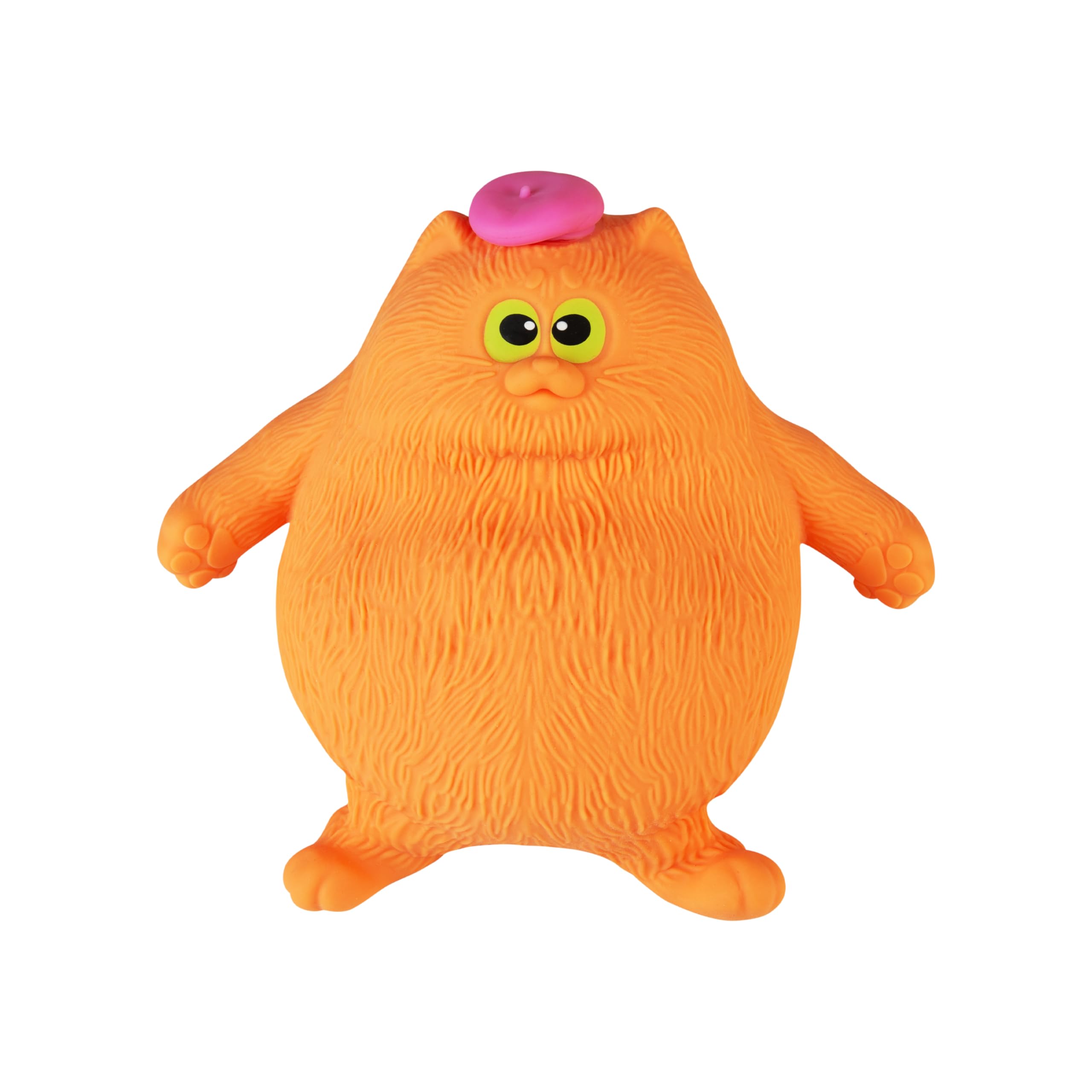 売り切れました  072  ふわふわスタイ＆カシャカシャおもちゃ Amazon.com: ORB Jumbo Funkee Animalz Squishy Cool Cat with Hat
