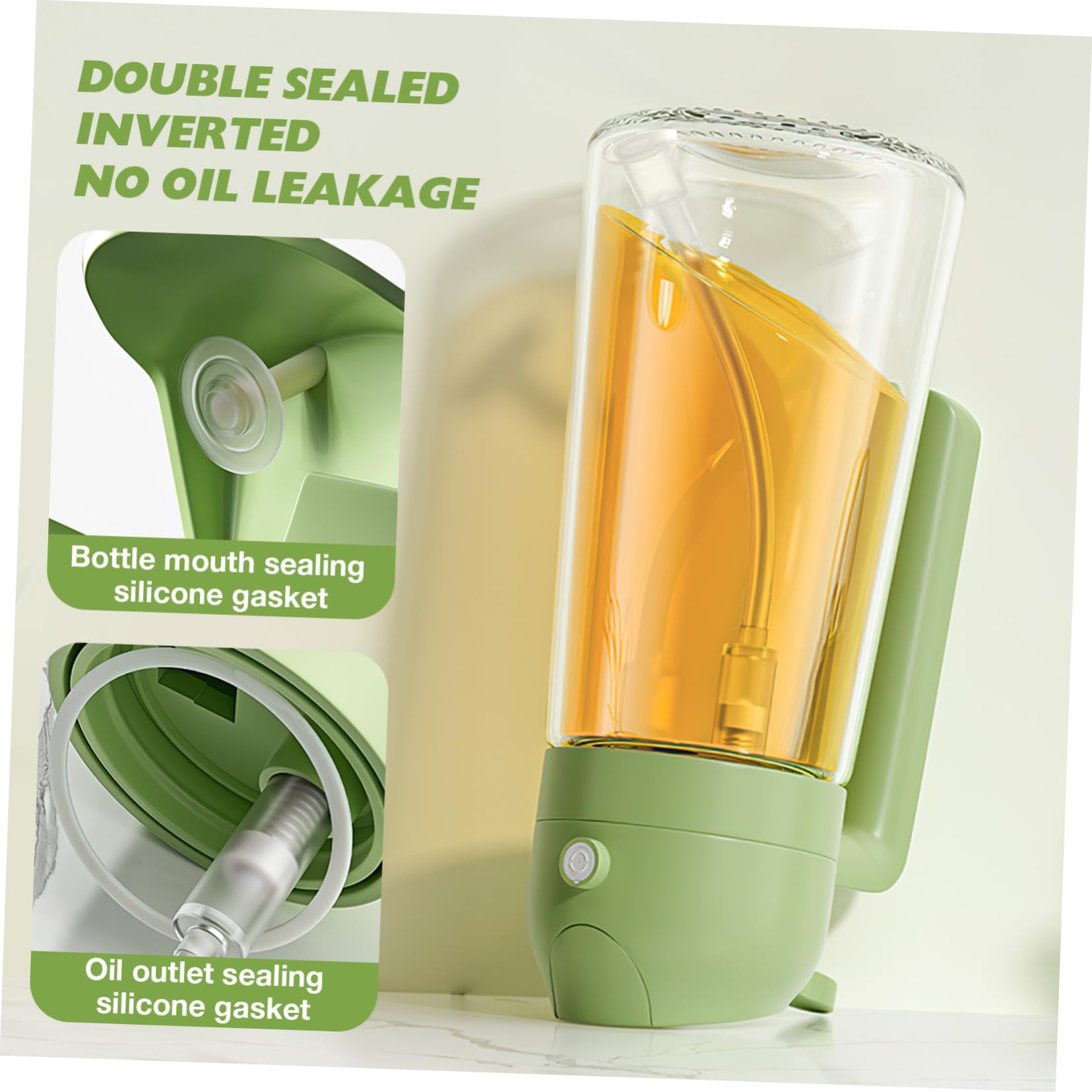 PRETYZOOM 4piezas Botellas De Para Rociador De De Dispensador De Cocina Elegante y Práctico Spray y Vertido Para Cocinar y Aderezar Ensaladas