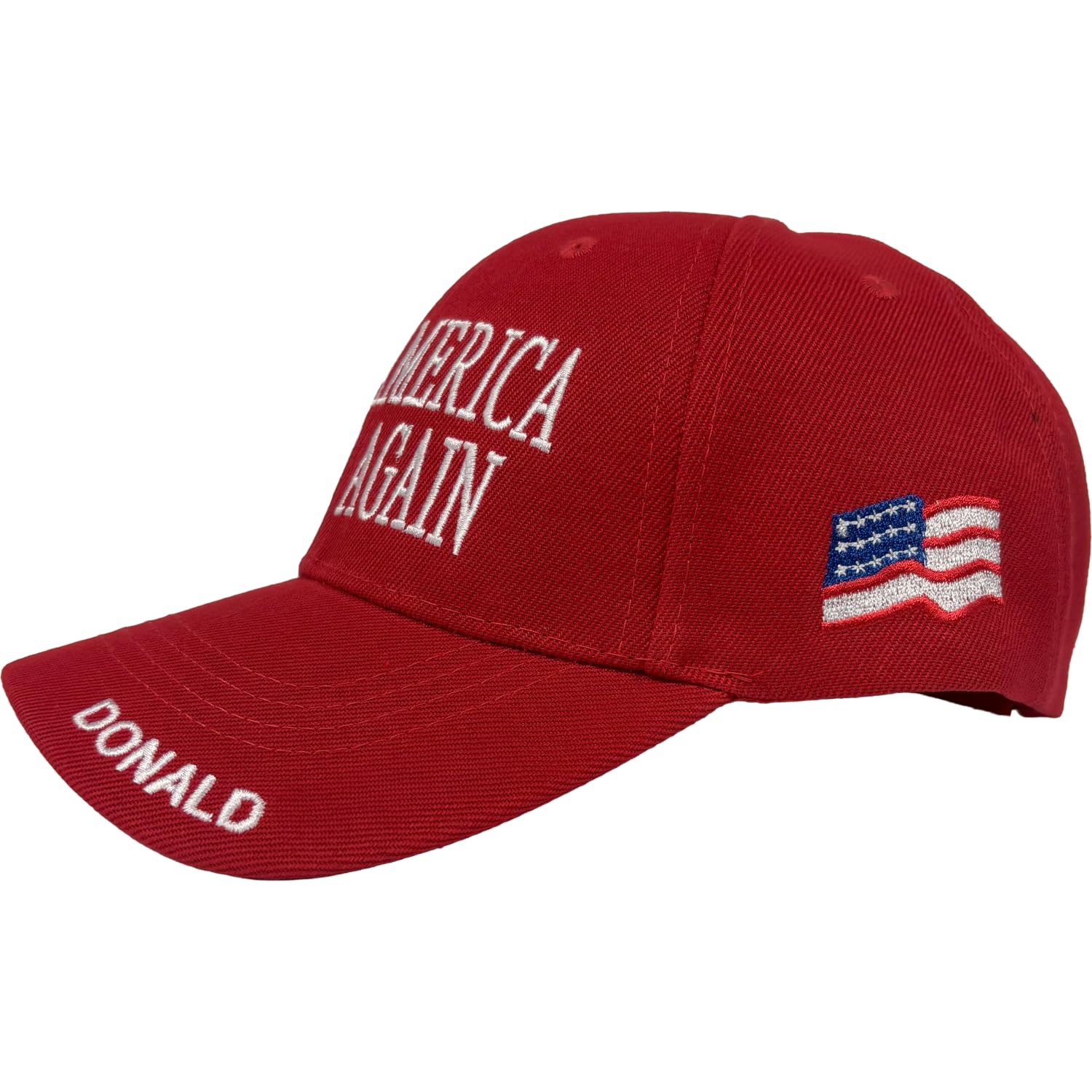 Donald Trump 2024 Hat - Make America Great Again 3D Embroidery American Flag Donald Trump MAGA Baseball Cap