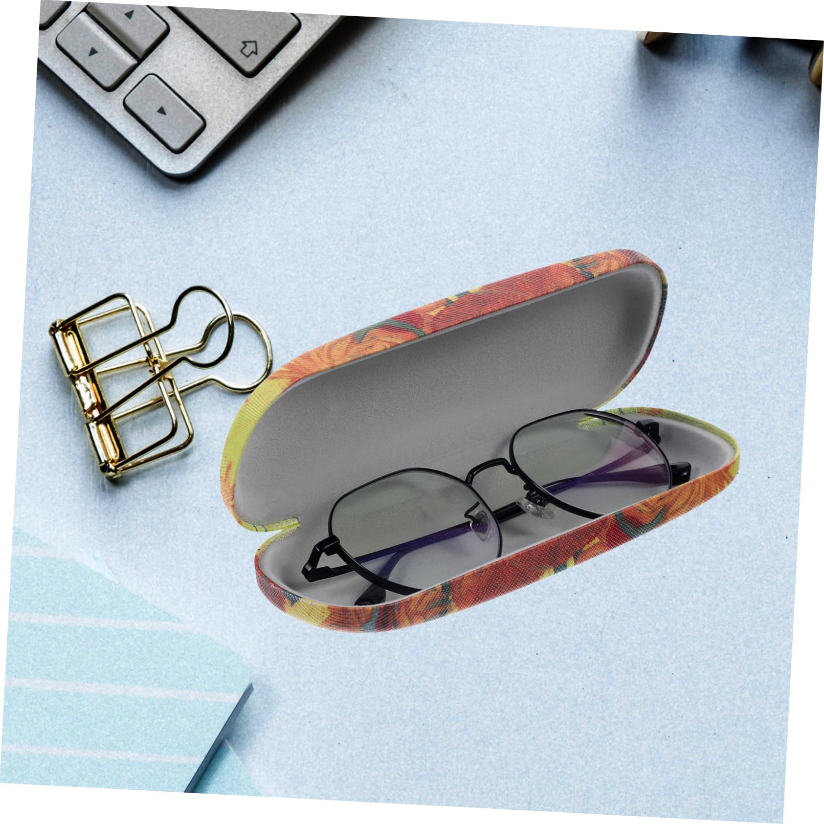 BESPORTBLE 5 Set Scatole Per Espositore Per Occhiali Da Sole Impilabili Per Donna Custodia Per Occhiali A Forma Di Girasole Custodia Per Occhiali Per Donna 2 pezzi*5