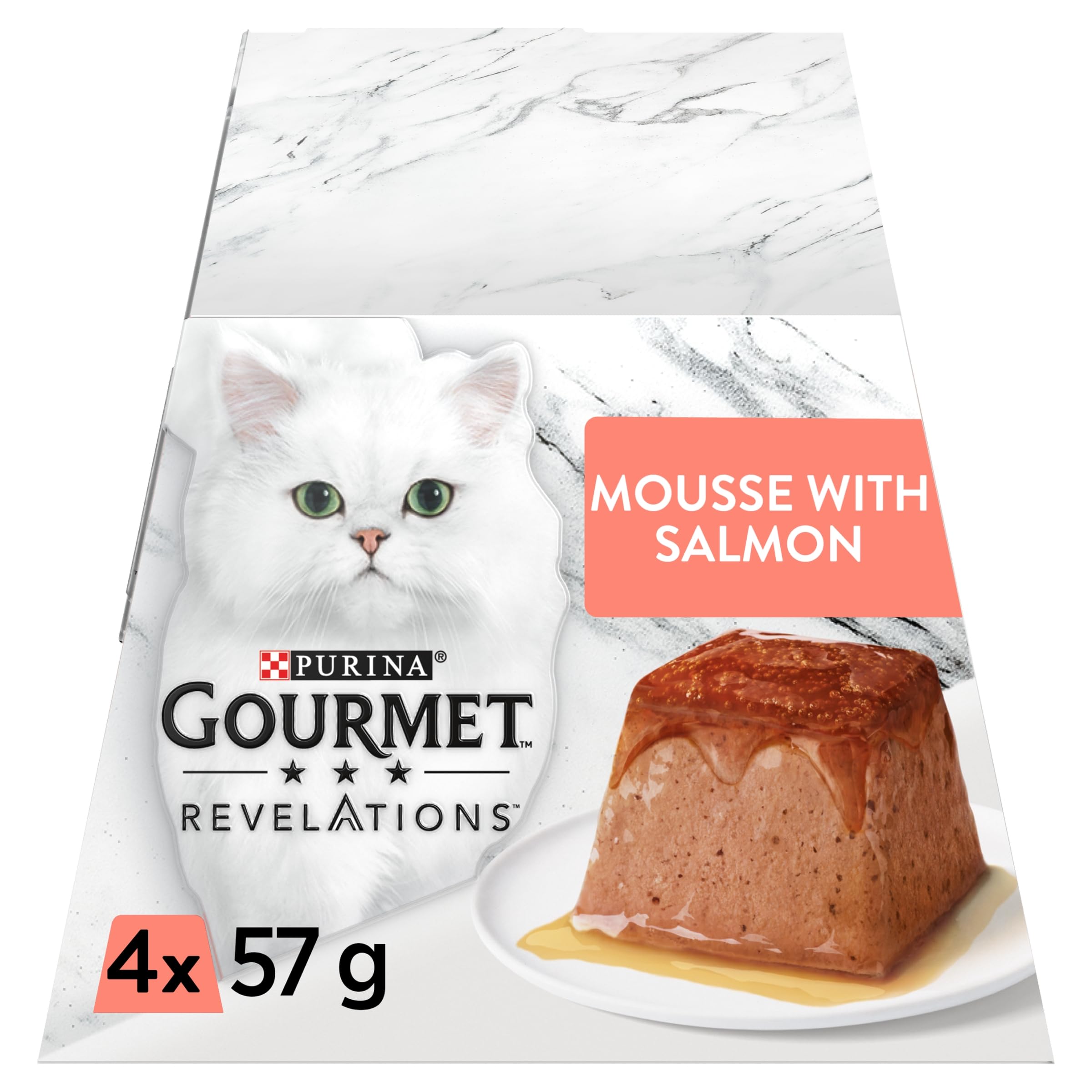 Revelations Salmon in Gravy Wet Cat Food 6(4x57g)