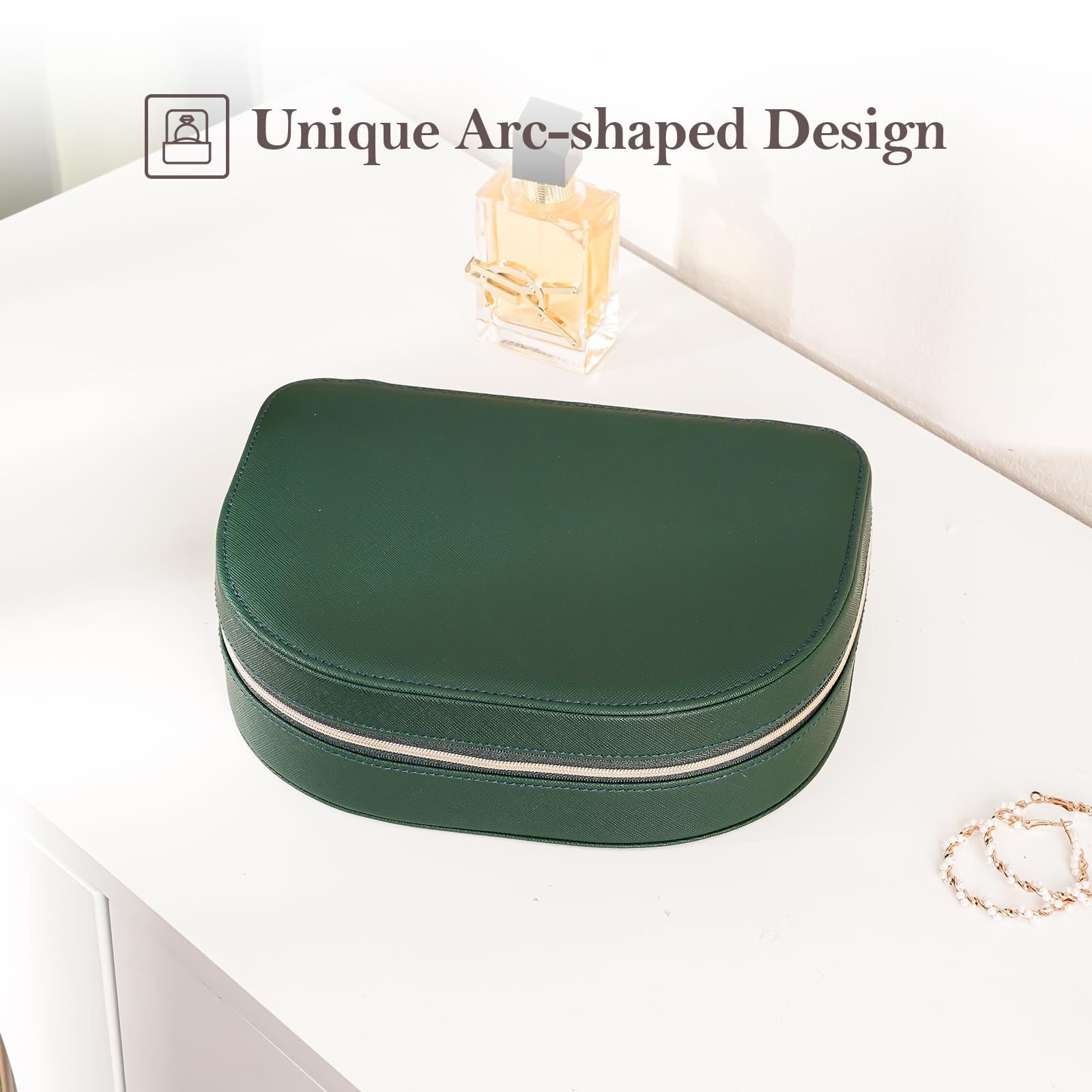 ProCase Sieradendoos-organizer Voor Dames, Tweelaags Sieraden Display Opbergkoffer Kettinghangers Scheidingswand ProCase Sieradendoos-organizer Voor Dames, Tweelaags Sieraden Display Opbergkoffer Kettinghangers Scheidingswand