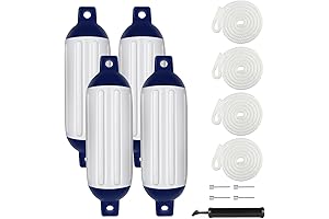 4-Pack Premium Boat Bumpers for Hassle-Free Docking: Your Boat's Best Protection