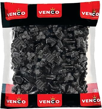 Venco Boerderij Drop Hard Zout / Farm Licorice Hard Salty Candy 1 KiloBag 2.2lbs