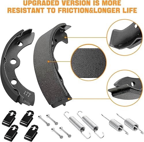 Miniatura 6 de Club Car Carrito de Golf Tambores de freno/Hub y zapatas de freno Kit de resorte Fit Club Car DS 1995-Up&Precedent 2004 en adelante
