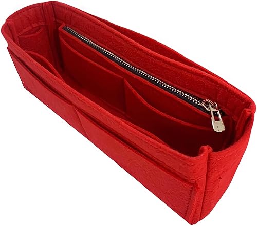 Miniatura 6 de Divitize Premium Purse Organizer fits Kate Reversible Bag Organizer, Kate Reversible Bag Insert, Handmade 2mm Premium Felt Snug Sturdy Fit with Gold