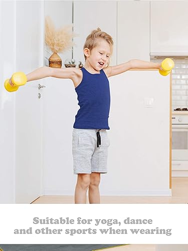 Miniatura 6 de SATINIOR 4 piezas de camisetas sin mangas de danza para niñas, espalda cruzada, ropa de baile para niñas