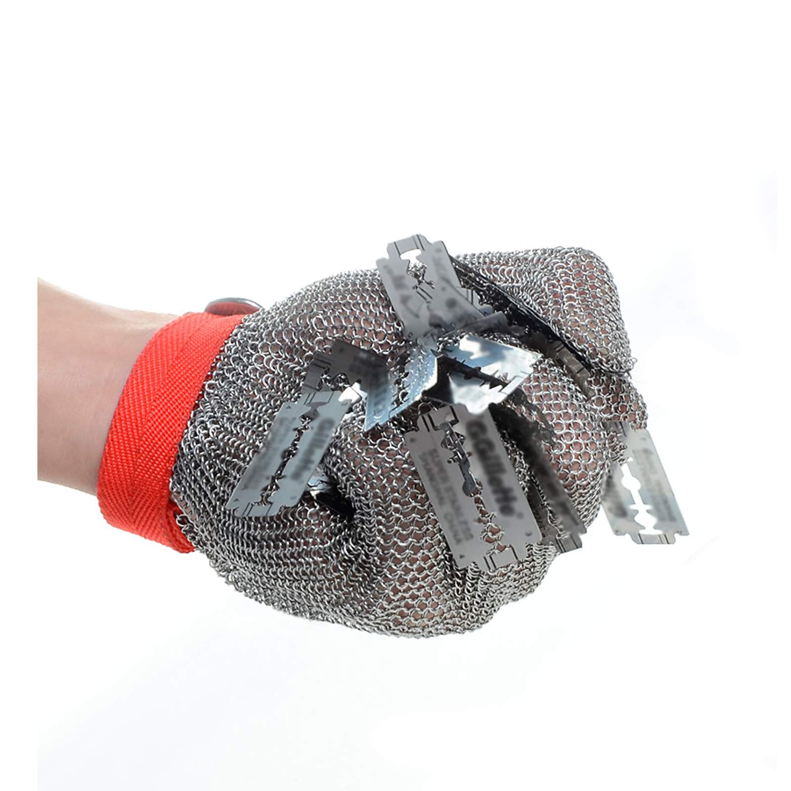 Guantes Anticortes, Guantes Resistentes a Cortes de Acero 316, Guantes de Trabajo de Seguridad de Nivel 5, protección para Dedos en Herramientas de Cocina o industriales, 5 tamaños
