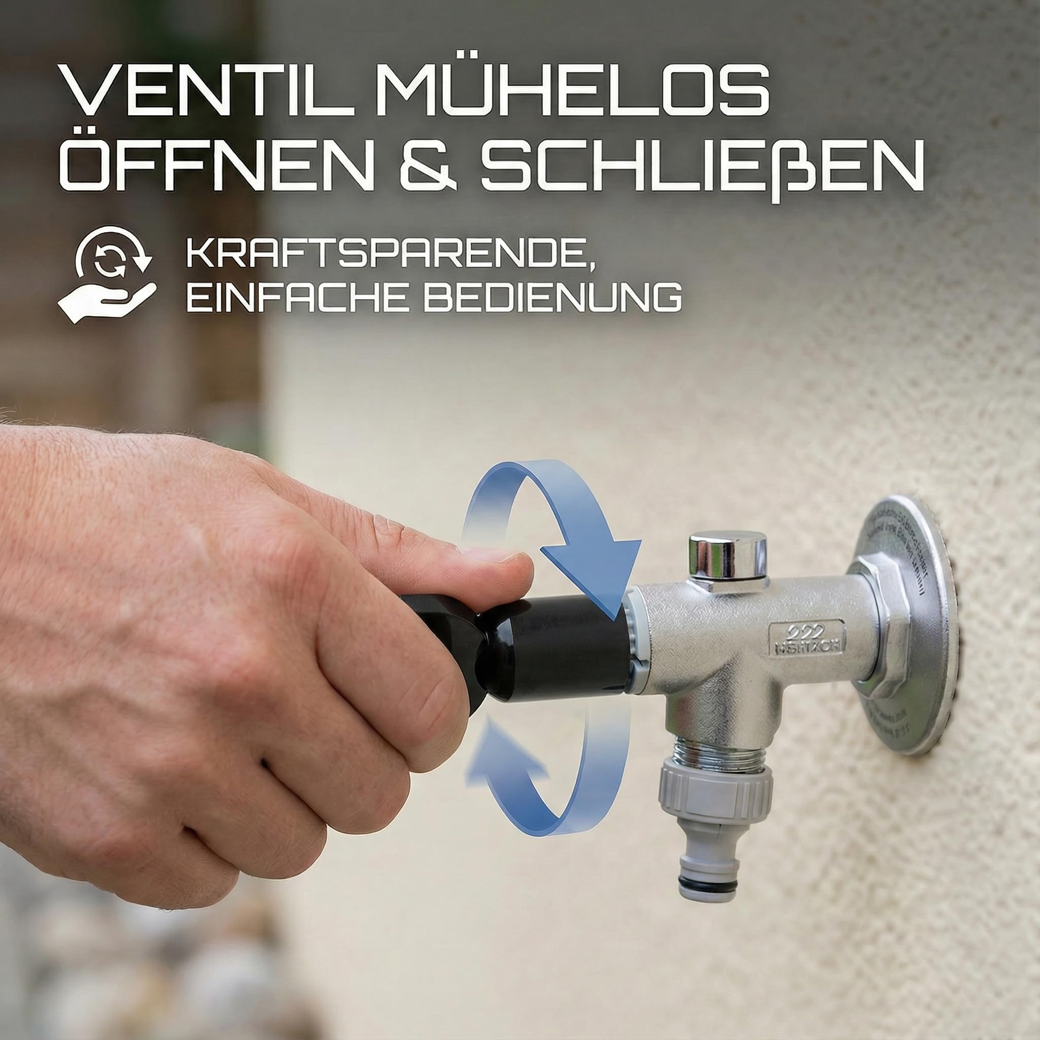 5 Stück Steckschlüssel für Kemper Frosti Außenwandventil Ersatzteil Zapfhahn Außenarmatur Frosti-Plus-Ventil