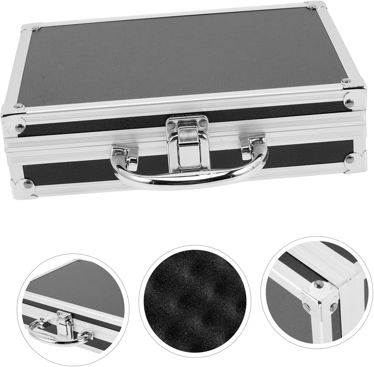 Emergency Kit Box Large Capacity Tool Case Lock Metal Makeup Organizer Case Portable Storage Box for Travel