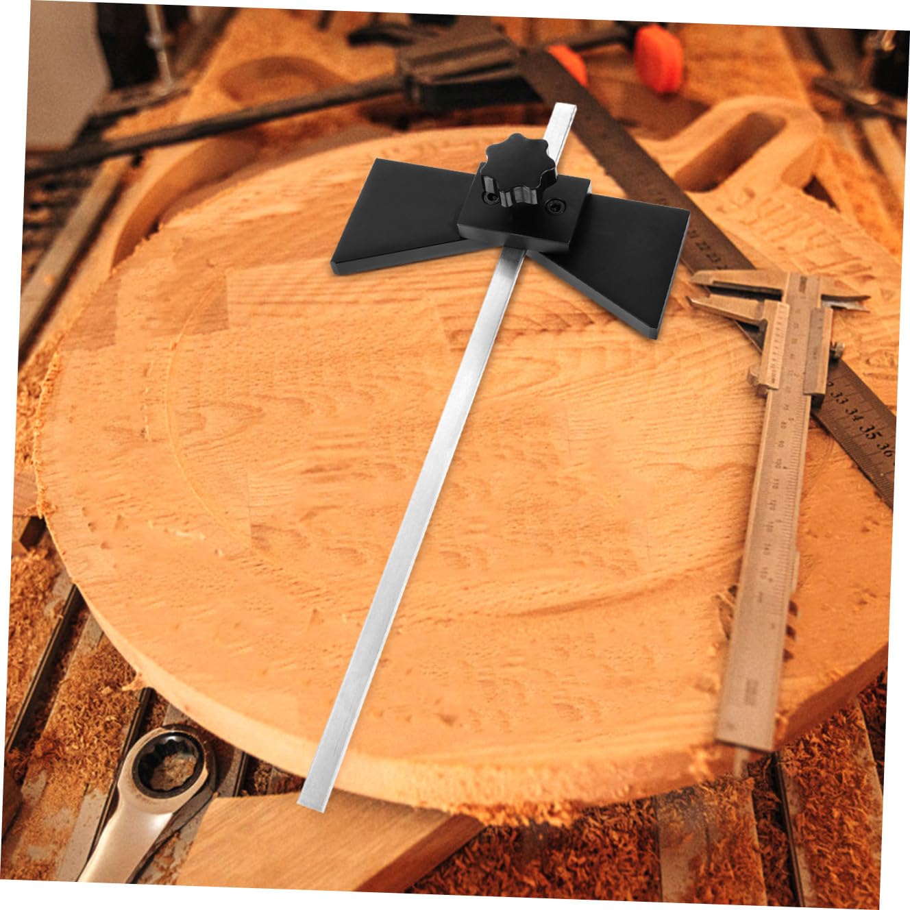 Anreißnadel für Holzbearbeitung Parallele Anreißlehre Positionierungsmarkierungswerkzeug Mittellehre für Holzbearbeitung Anreißwerkzeug für Holzbearbeitung Layoutwerkzeug für