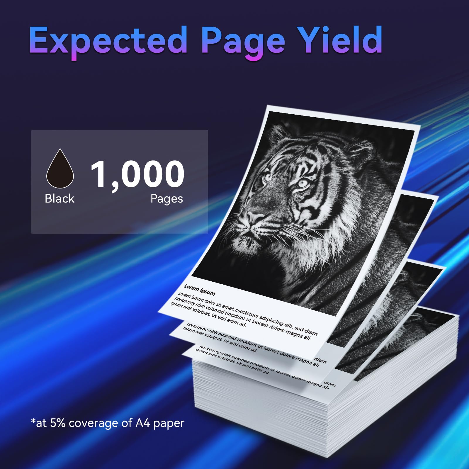 ZIPRINT 106A Toner Compatibile per HP 106A W1106A per Toner HP Laser MFP 137fnw 137fwg MFP 135w 135wg 135a 135r 107w 107a 107r (1 Nero)