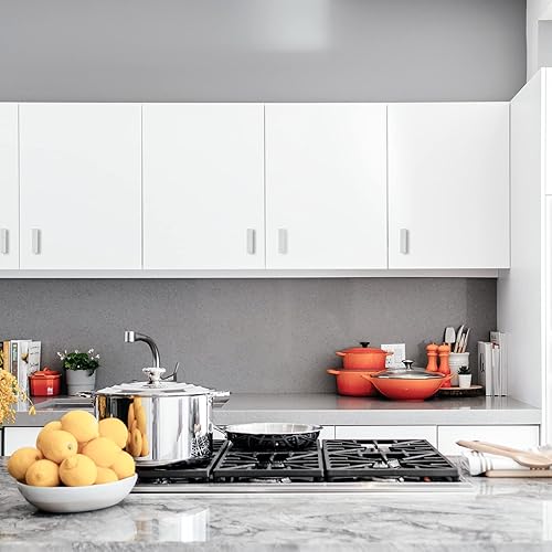 Vista 22 de Ravinte Paquete de 3 pomos cuadrados negros para gabinete, tiradores cuadrados de 2 pulgadas, color negro mate, manijas de gabinete de cocina de un