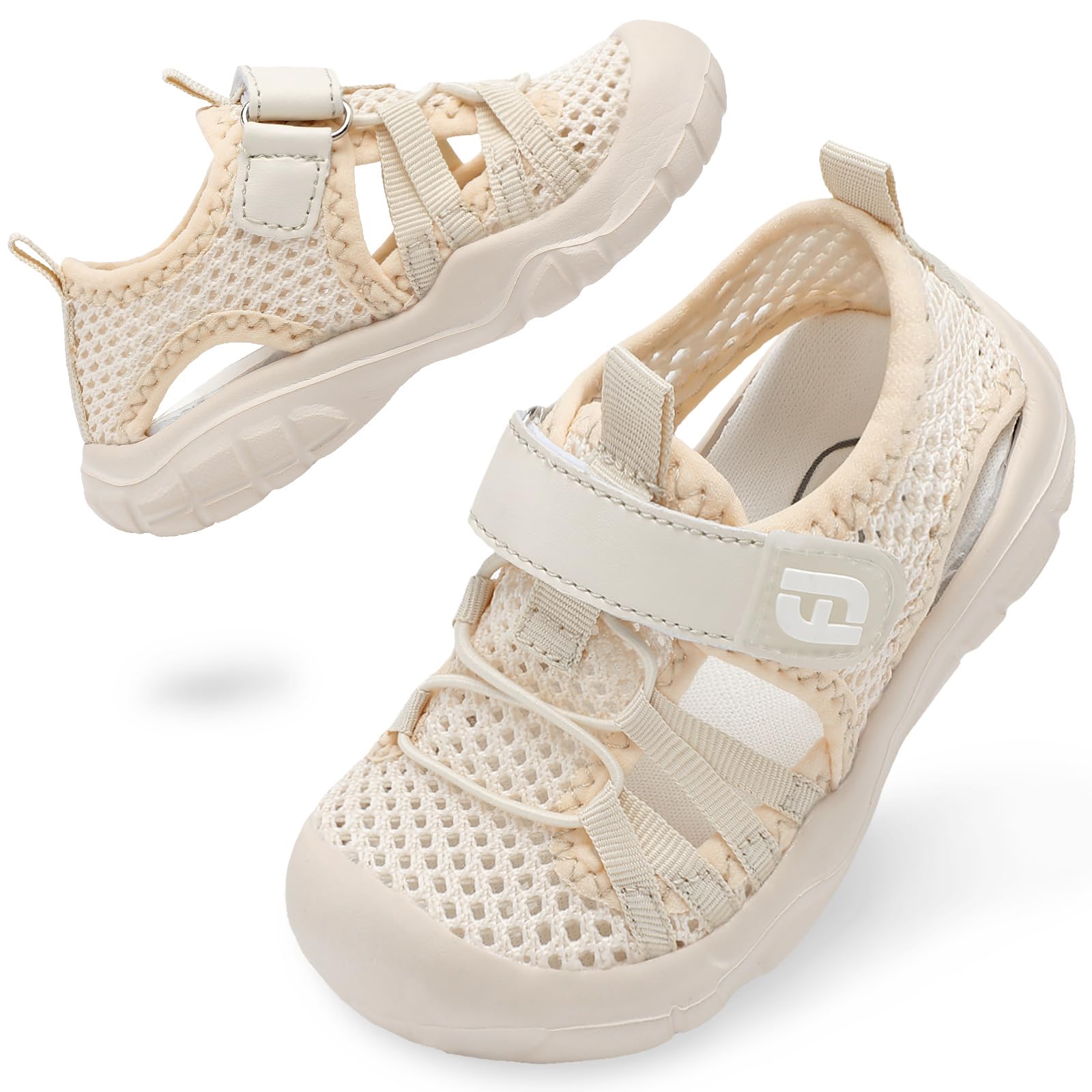 JOINFREE Toddler Boys Girls Water Shoes Breathable Qucik Dry Sport Beach Sandals Lightweight Barefoot Flexible
