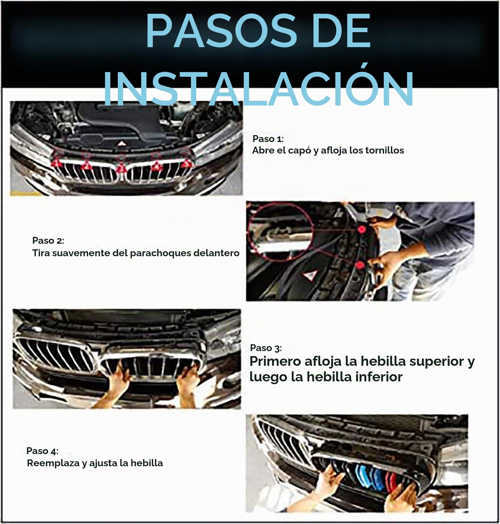 E90 Rejilla De Radiador para BMW Serie 3 E90 E91 Parrilla Doble Serie 3 E90 E91 riñones Negro Touring 2009 2010 2011 2012