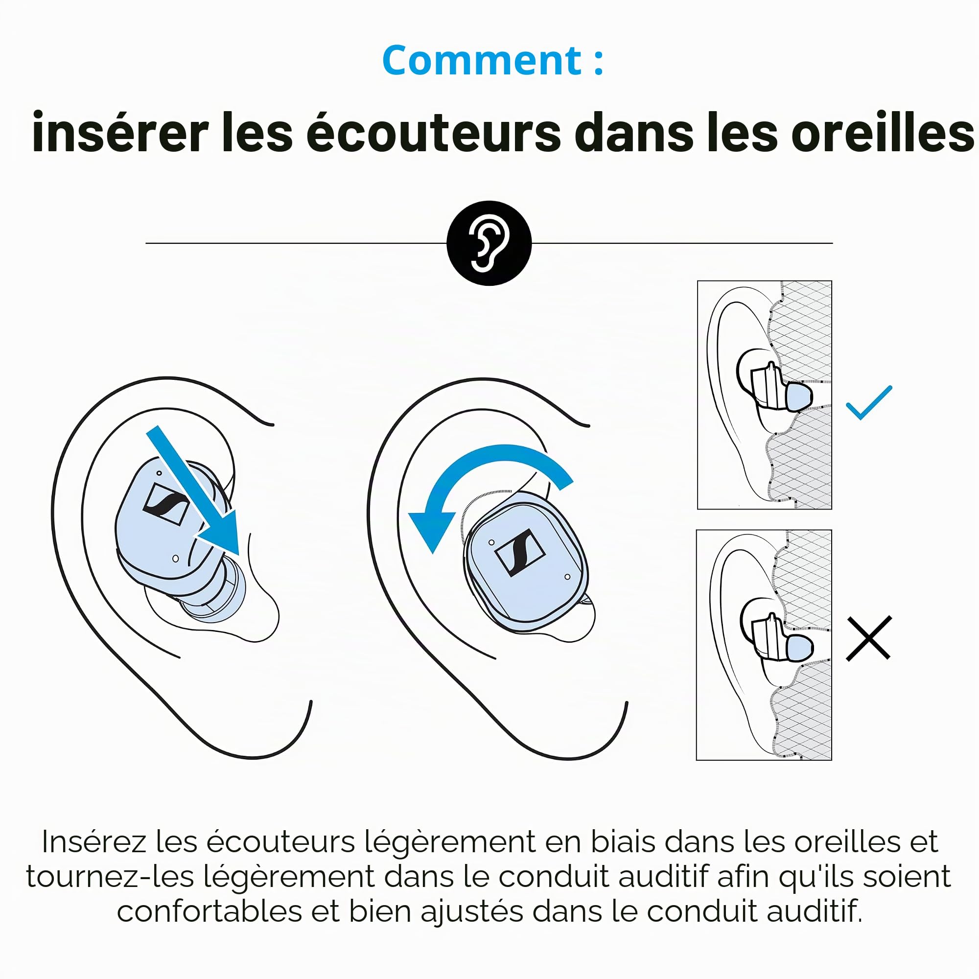 Sennheiser Consumer Audio Momentum True Wireless 4 Smart Earbuds avec Bluetooth 5.4, Son cristallin, Design Confortable, autonomie de 30 Heures, ANC, Le et Auracast adaptatif – Cuivre Noir