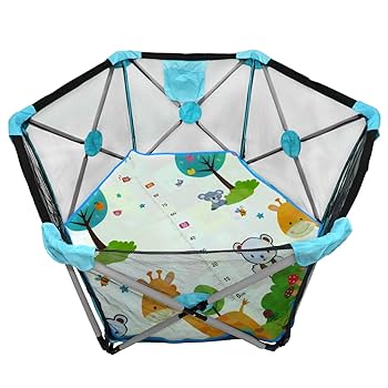 Amazon.com : HTTMT- Hexagon Safety Playpen Portable Foldable