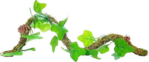 Hermit Crab Climbing Toy with Artificial Vines, 25 Inch Bendable Hermit Crab Supplies, Great Accessory for 10 Gallon Hermit Crab Tank