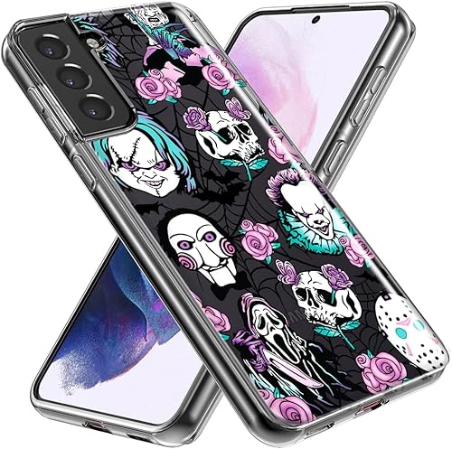 Miniatura 2 de Mundaze - Case for Samsung Galaxy Note 20 Ultra Slim Hybrid Shockproof Hard Shell Soft TPU Heavy Duty Protective Phone Cover - Roses Halloween