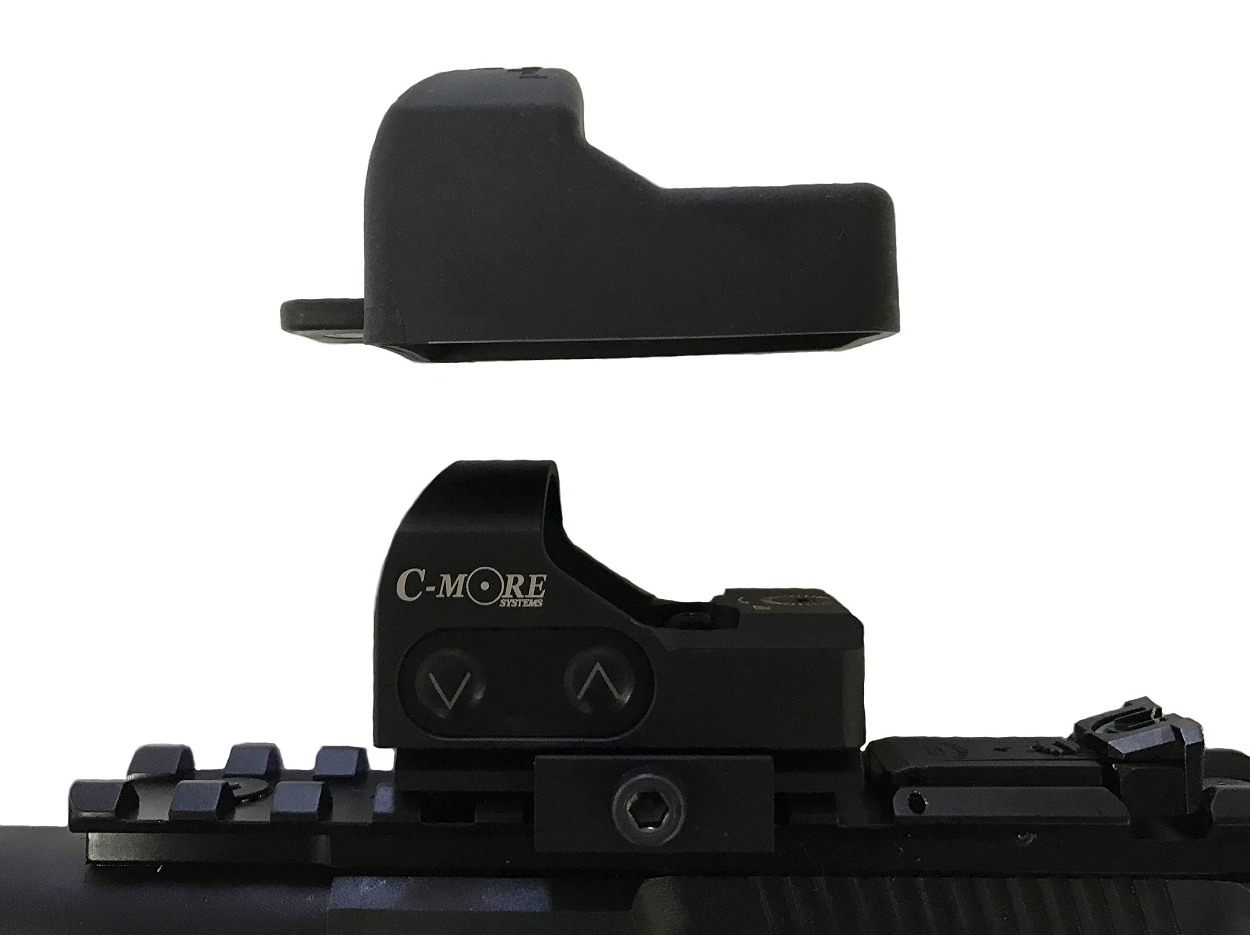 Dream Plastics Protective Cover compatitble with C-More STS2, Black, Made in USA (2-Pack)