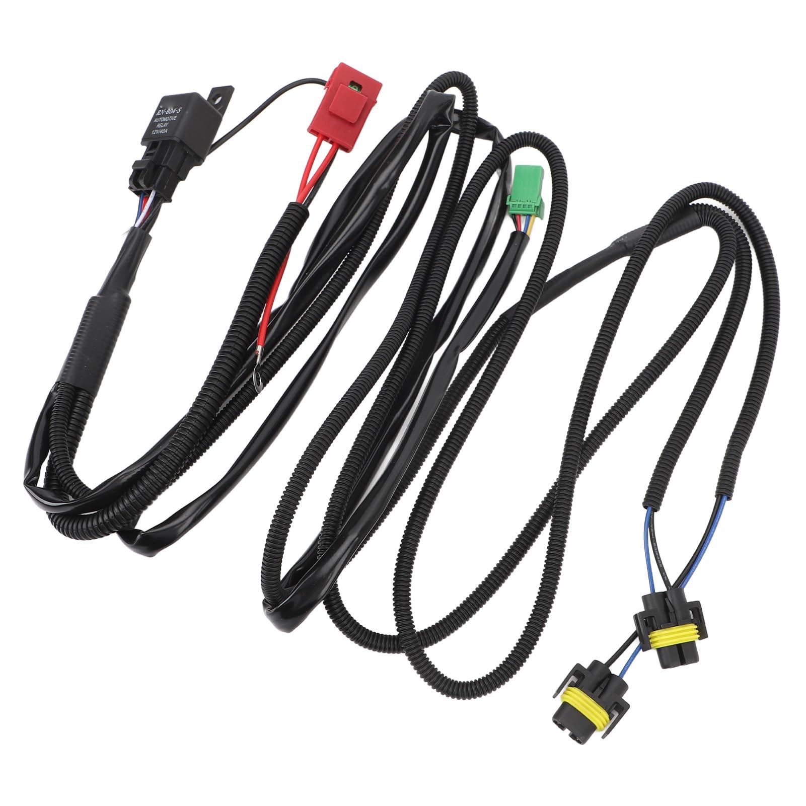 Kit Câblage Feux Antibrouillard H11 CGEAMDY - Avec Interrupteur Et Relais Étanche