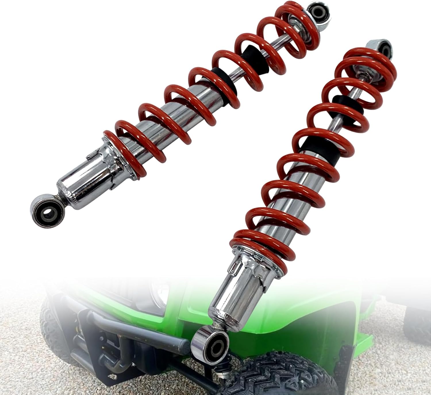 AM130448 Shock Absorber Front Suspension Compatible with John Deere Gator TH 6x4, TX 4x2, HPX 4x2, Trail, Worksite, Red (2PCS)
