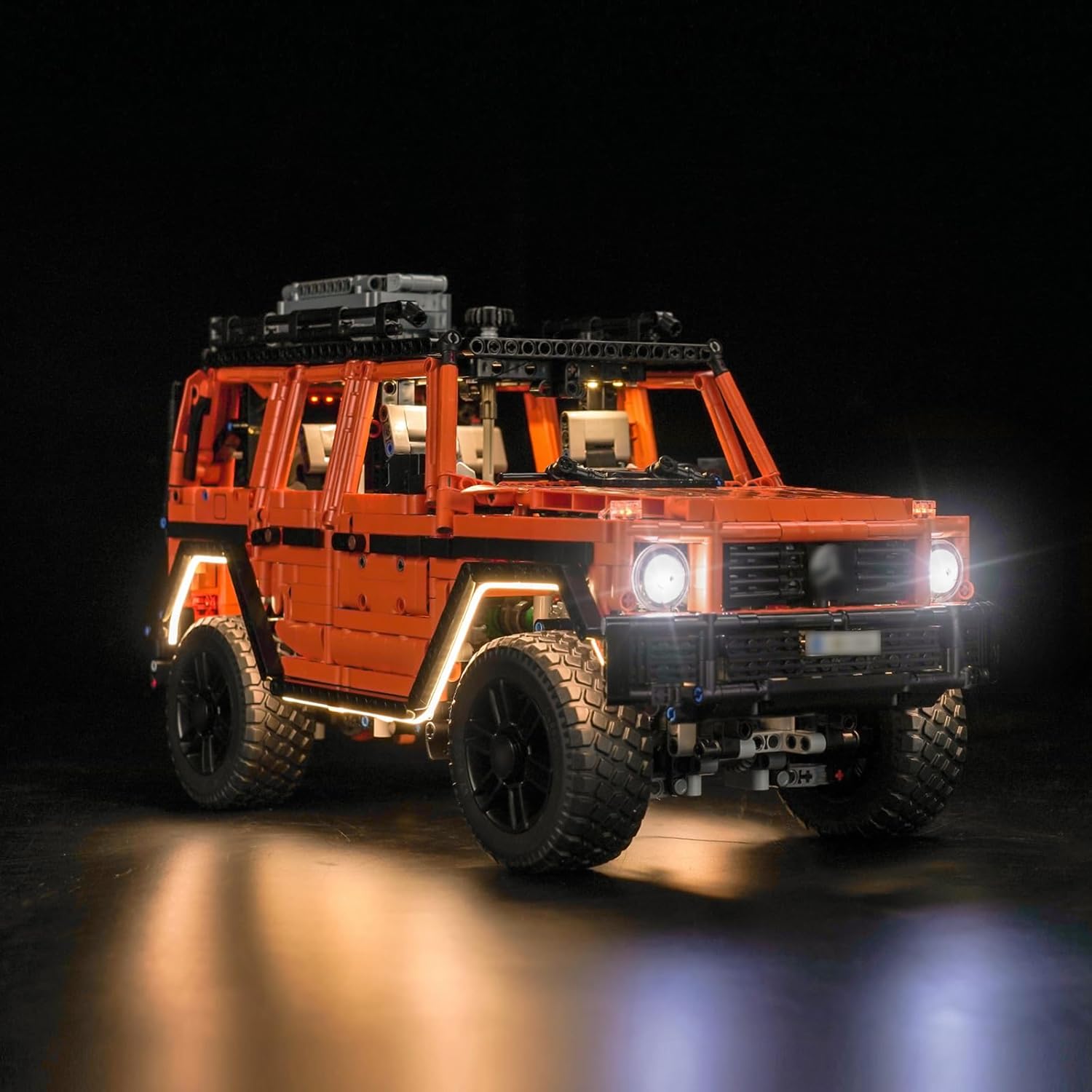 Upgraded Led Light Kit for Lego Technic Mercedes-Benz G 500 Professional Line Building Set, Compatible with Lego 42177 (Model Not Included)