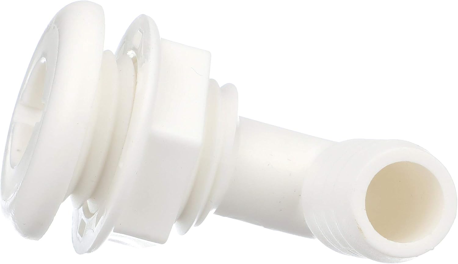 Seachoice 18131 90-Degree Angled Thru-Hull Connector, White Finish, 0.75 Inches : Boating Deck Hardware : Sports & Outdoors