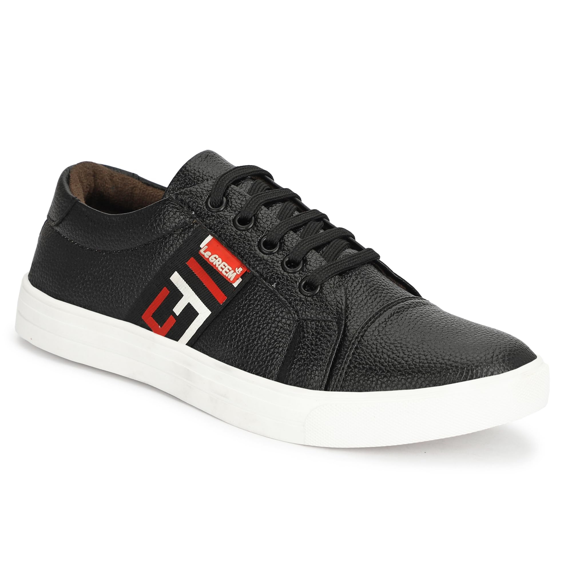 LEE Greem Mens Synthetic Lace Up Casuals Shoes for Men LG_1705_BLK_6 (B0D6C5Z1V8) Amazon Price History, Amazon Price Tracker