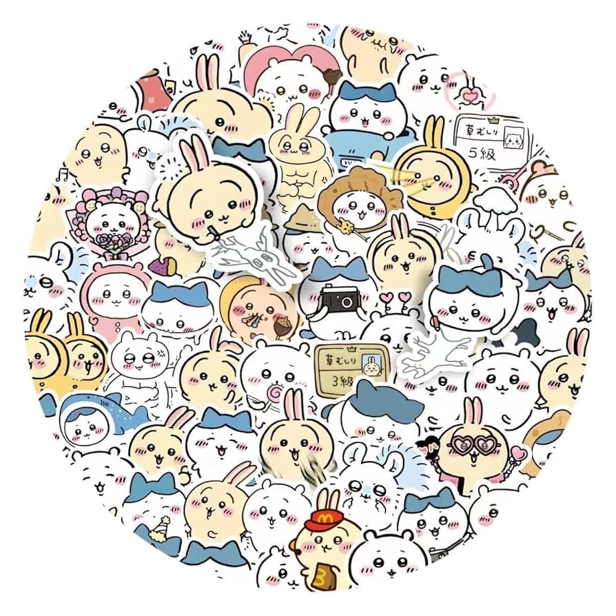 アニメ・マンガ・キャラクター　紙類　シール　ステッカー　ミニカード　まとめ売り Amazon.co.jp: ステッカー 100枚セット かわいいアニメ シール
