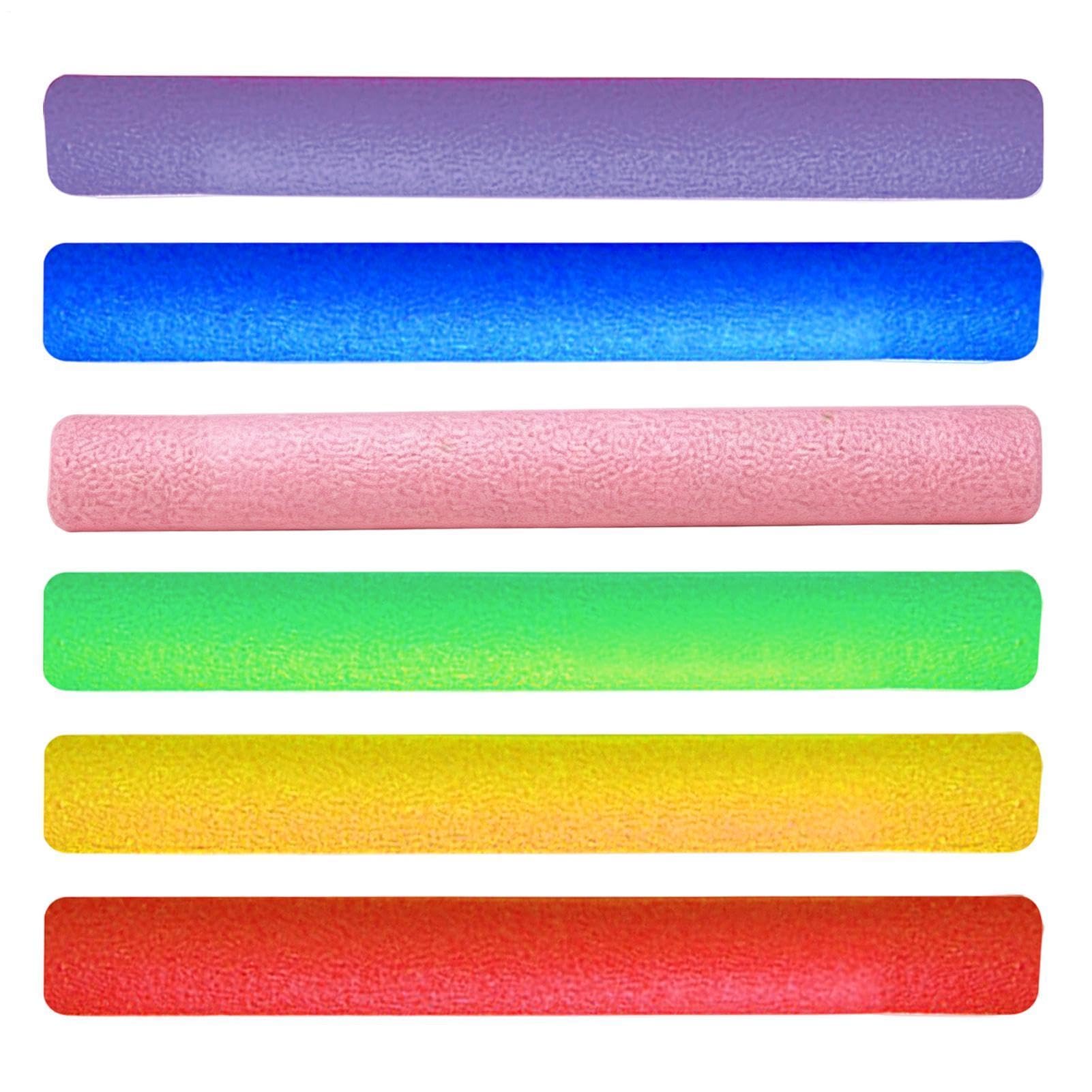 6Pcs Swimming Pool Noodles, 75cm Long Flexible Foam Pool Swim Noodles