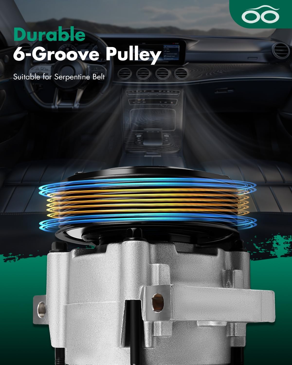 SCITOO Air conditioner compressor 2001-2004 for Ford Escape 2.0L 2001-2004 for Mazda Tribute 2.0L ()