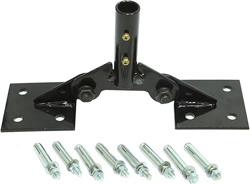 Trademark Innovations Soporte de techo ajustable de hierro para veleta de jardín con herrajes