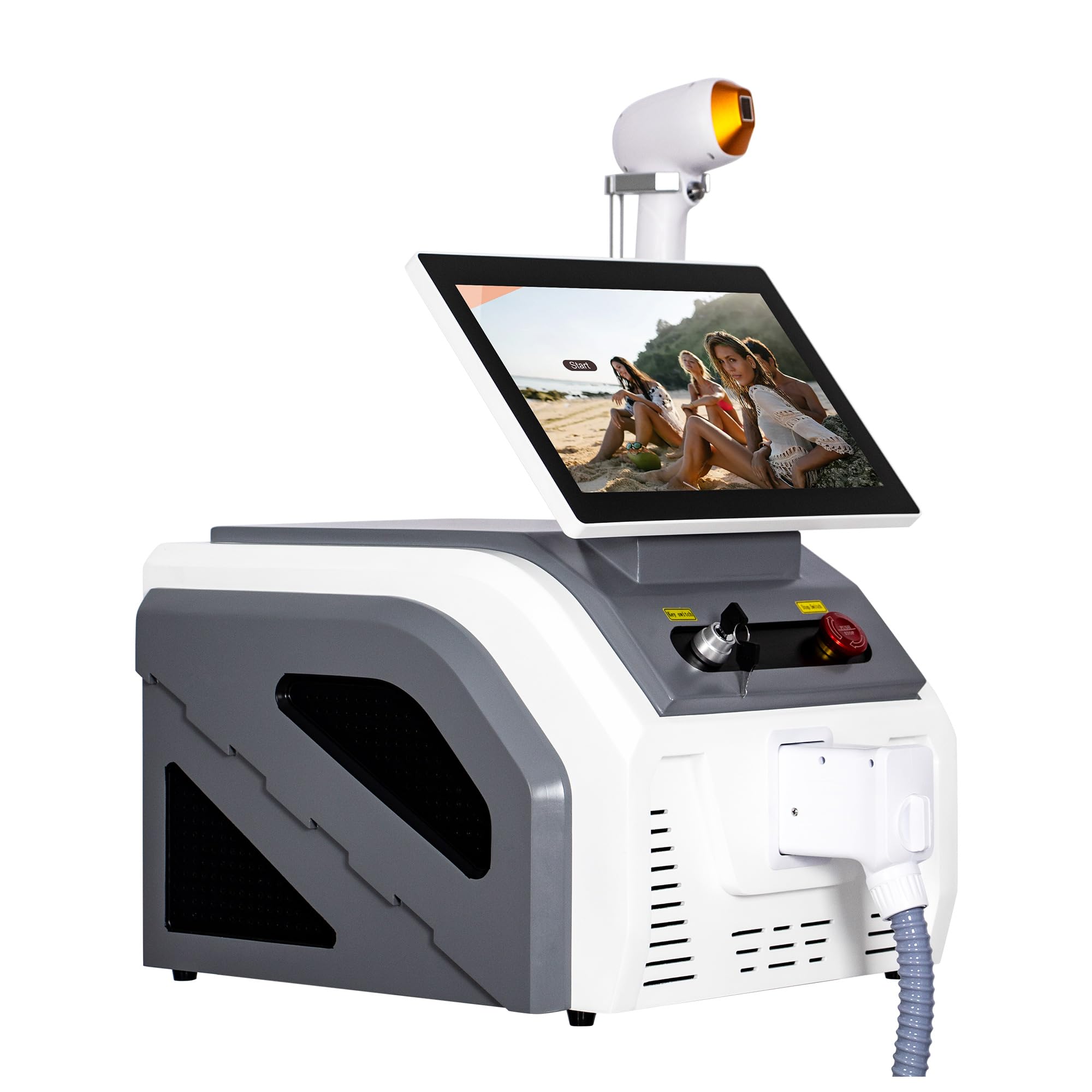 808nm Diodenlaser Haarentfernungsgerät 3 Wellen Eis Titan schmerzfreie dauerhafte Alexandrit Technologie für professionelle Salons 2026