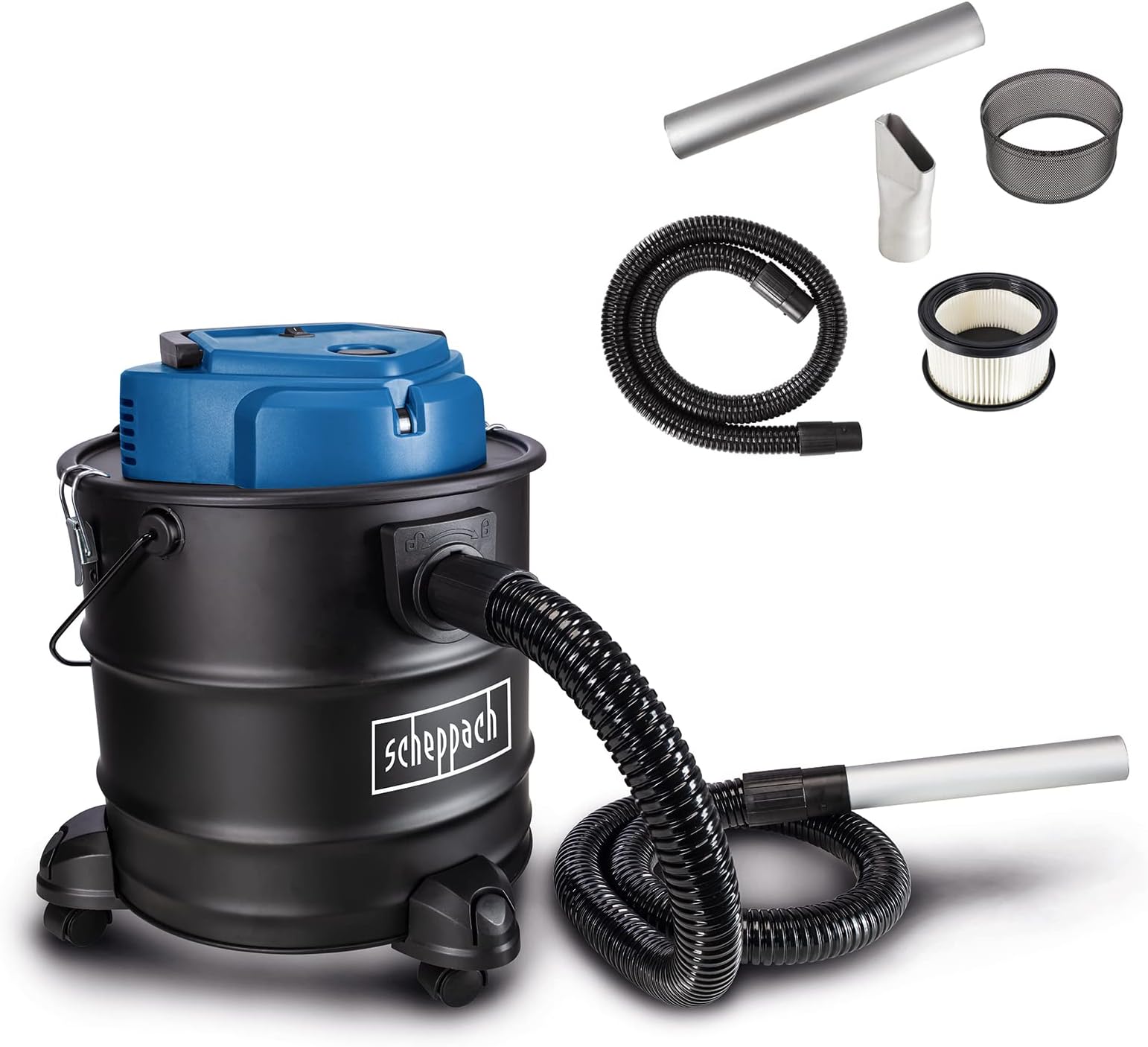 Scheppach Aspirateur de Cendres AVC20 avec Fonction de Nettoyage du Filtre Aspirateur de